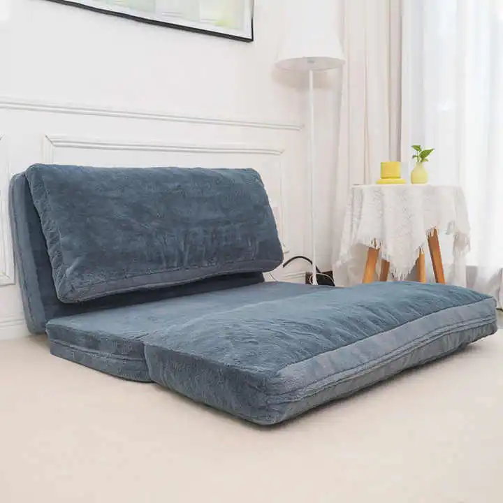 Folding Matress Sofa With Removable Washable Cover & Shredded Foam Filling