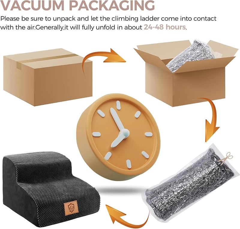 2 Step High Elastic Sponge Dog Stair For Small Animals