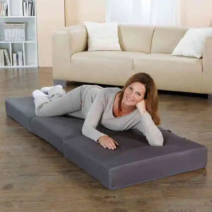 Portable Tri Folding Memory Foam Mattress