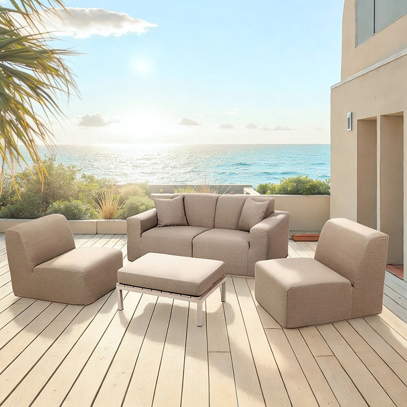 Outdoor Compressed Foam Sectional Sofas