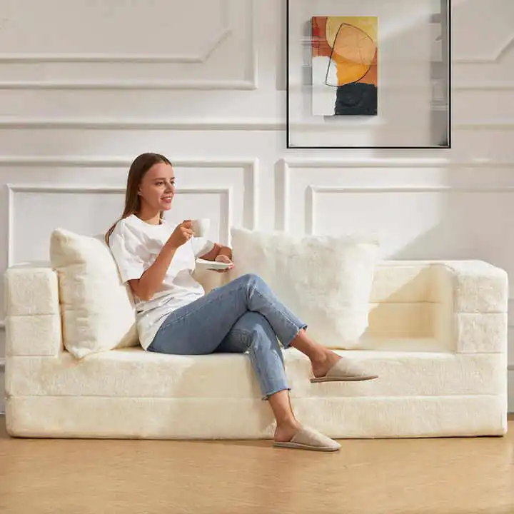 3-in-1 Adult Floor Sofa & Pet Couch