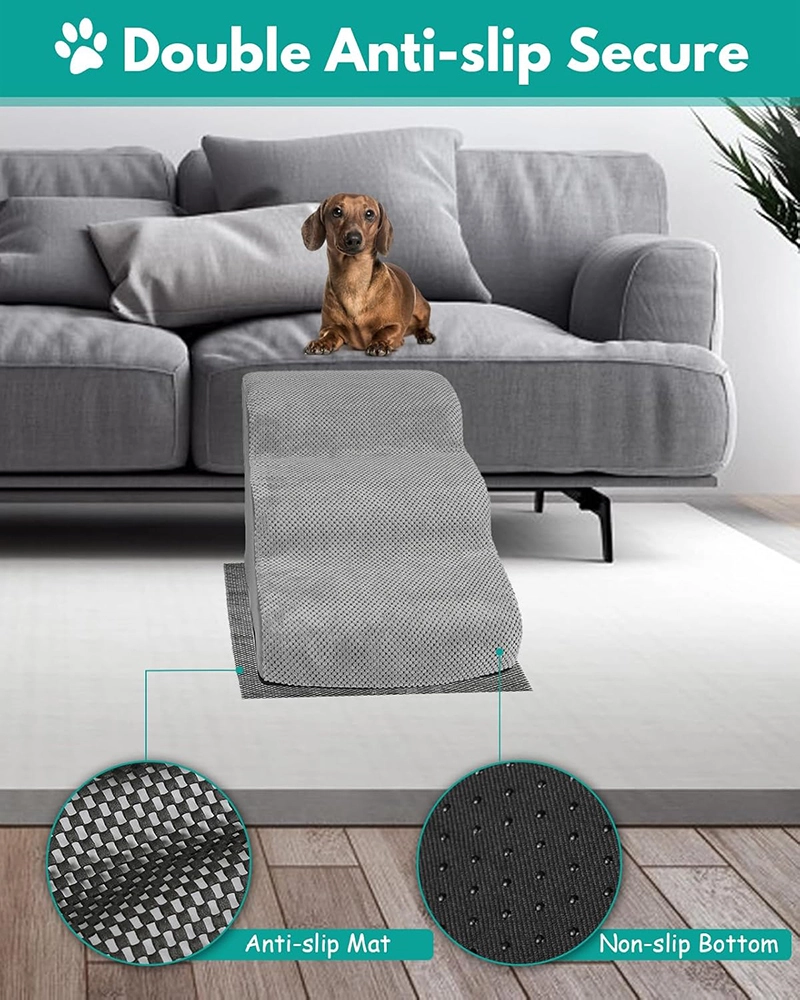 3 Steps Pet Stairs with High Density 30D Foam for Dogs and Cats