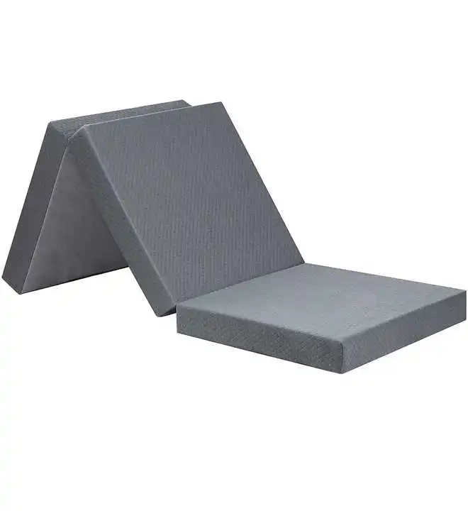 Portable Tri Folding Memory Foam Mattress