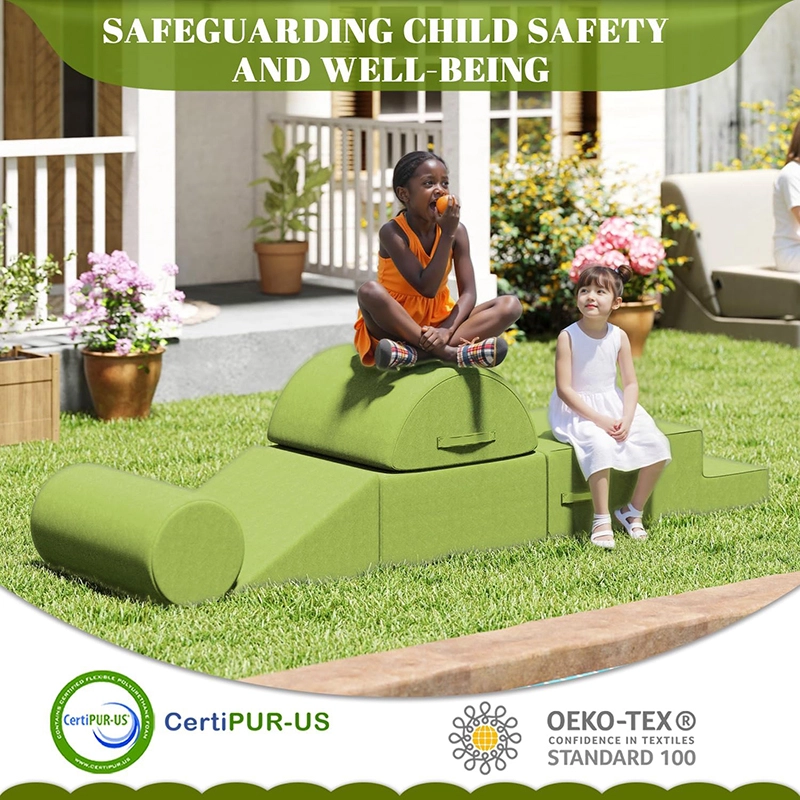 Outdoor Soft Play Climbing for Toddlers