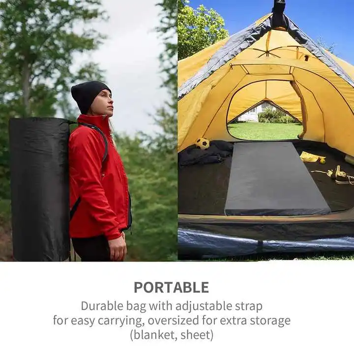 Foldable Memory Foam Mattress For Yoga and Camping