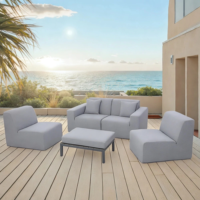 Outdoor Compressed Foam Sectional Sofas