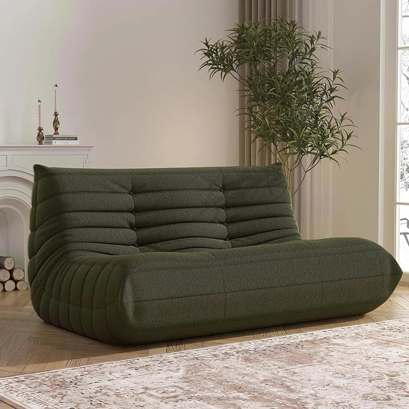Caterpillar 2 Loveseat Compressed Sofa - Custom Bean Bag Chairs