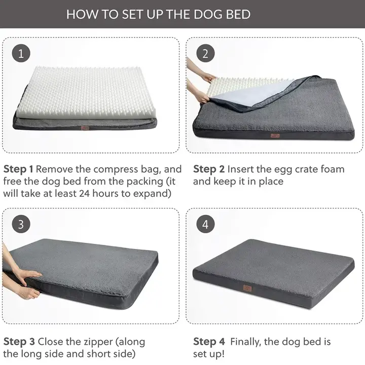 High Density Foam Pet Bed & Mats For Dogs & Cats