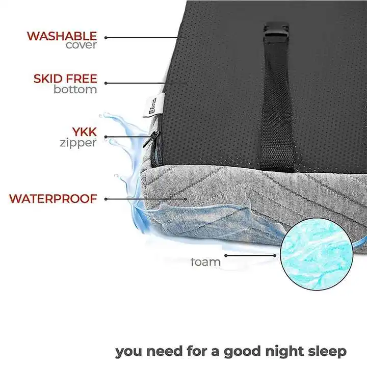Foldable Memory Foam Mattress For Yoga and Camping