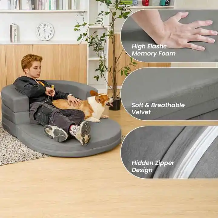 3 in 1 Memory Foam Human Pet Dog Bed