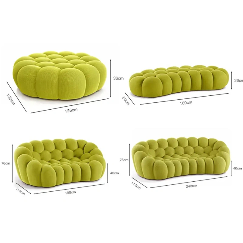 3D Honeycomb Net Celebrity Bubble Lazy Sofa