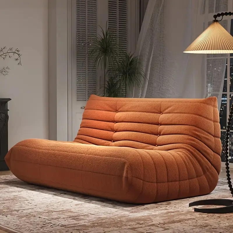 Caterpillar Curves Loveseat Compression Sofa