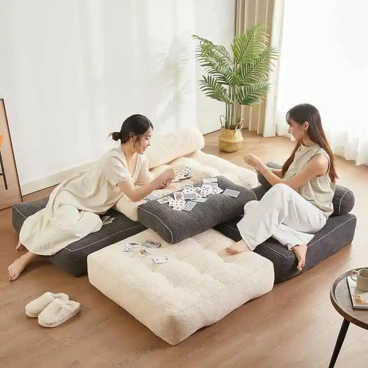 Foldable Futon Sofa Bed - Floor Couch for Small Spaces