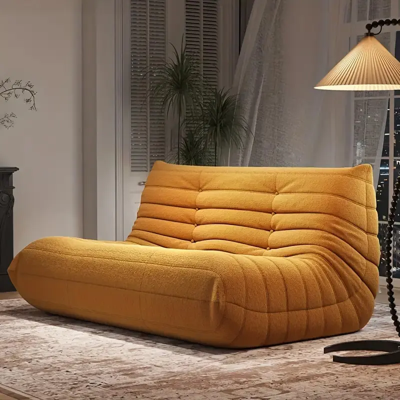 Caterpillar Curves Loveseat Compression Sofa