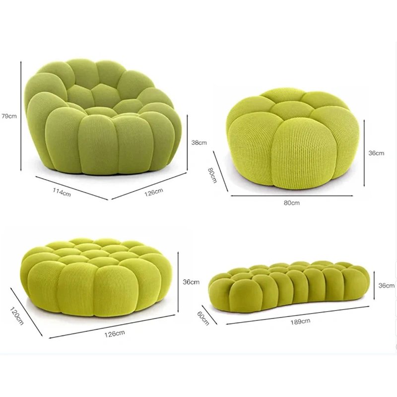 3D Honeycomb Net Celebrity Bubble Lazy Sofa