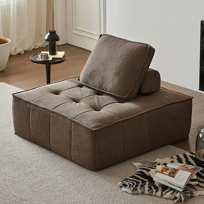 Square Tofu Modular Sectional Sofa - Vacumm Compression Couch in-a-Box