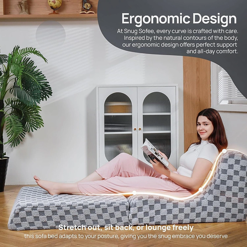 Modern Recliner Lazy Sofa Chair For Bedroom & Balcony