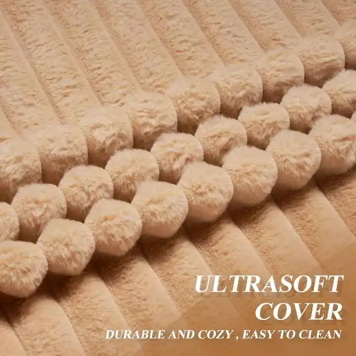 Cordury Bean Bag Sofa Chair with Ottoman