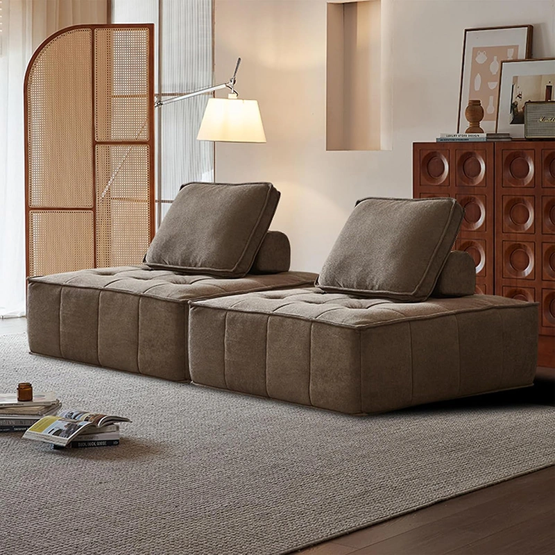 Square Tofu Modular Sectional Sofa - Vacumm Compression Couch in-a-Box