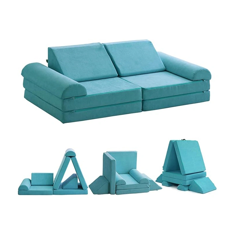 8pcs Kids Modular Play Couch and Fort Building Kit