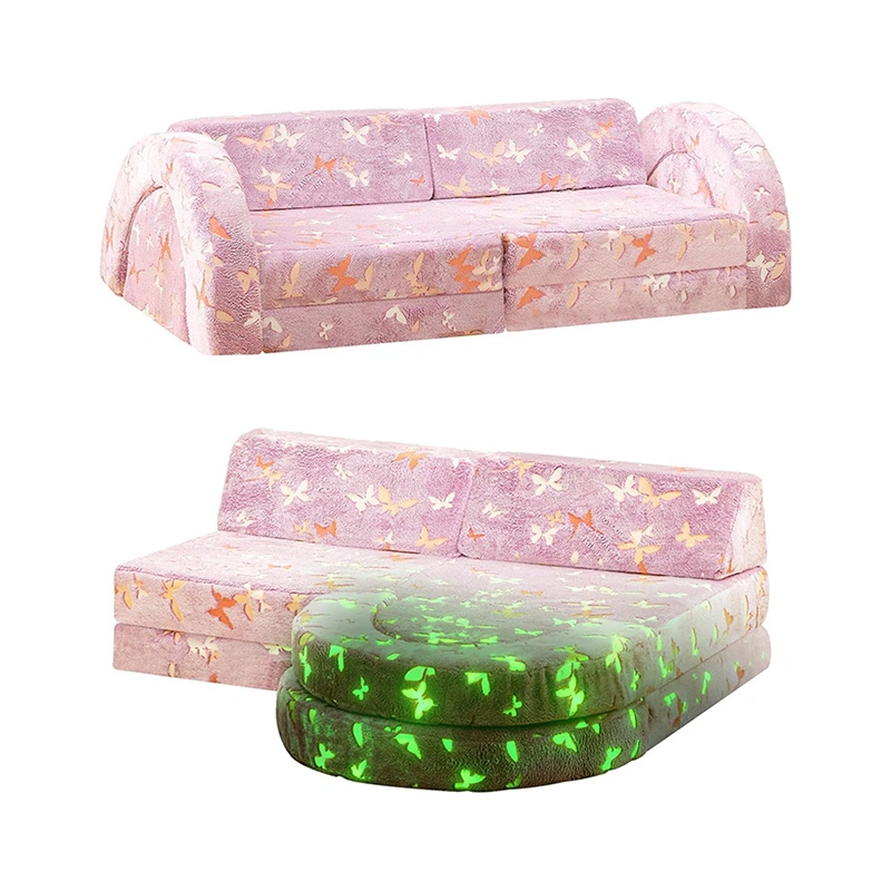 10-piece Modular Play Couch with Glow-in-the-dark Covers