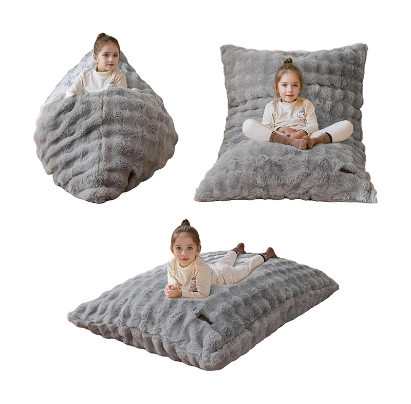 3-in-1 Kids Convertible Bean Bag Chair, Sofa Bed & Floor Cushion