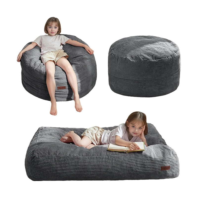 3 in 1 Kids Bean Bag Chair, Floor Sofa Bed and Mattress Lounger