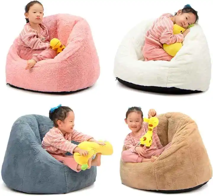 Pouf poire pour enfants de maternelle - Mini canapé en mousse pour enfants