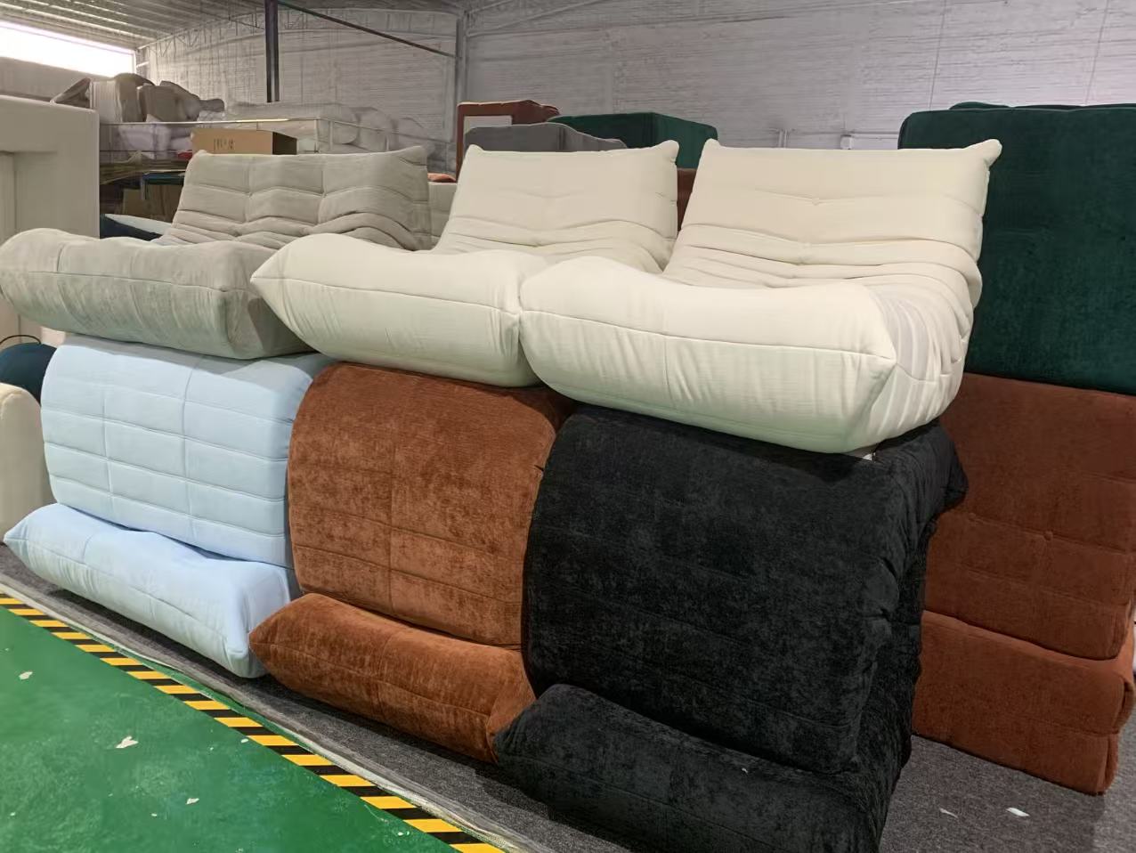 Caterpillar Single Compression Sofa - Lazy Couch Bean Bag Chair