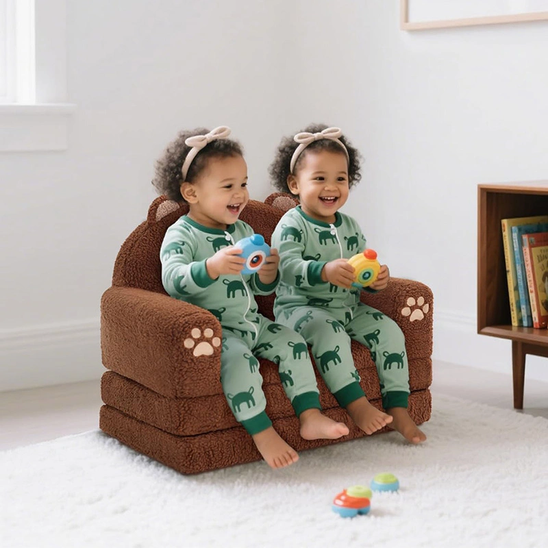 Custom Teddy Bear Kids Foldable Sofa