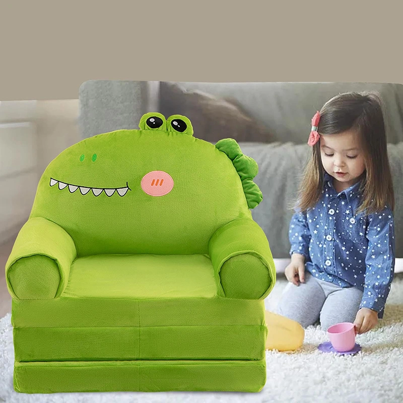 Cartoon Animal Style Foam Kids Sofa  - Compressed Couch