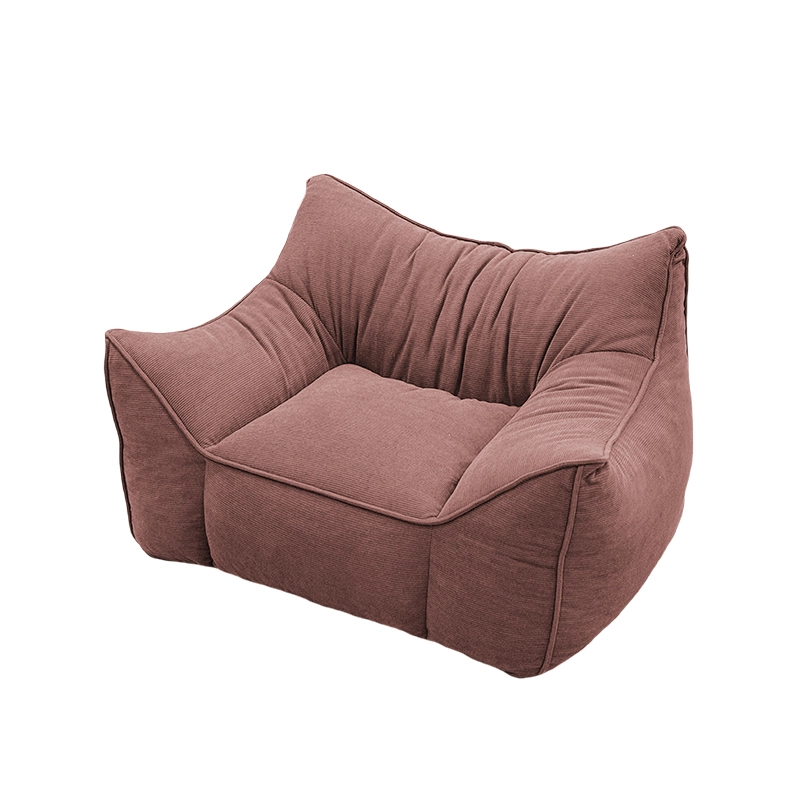 Kids Leather and Velvet Bean Bag Chair