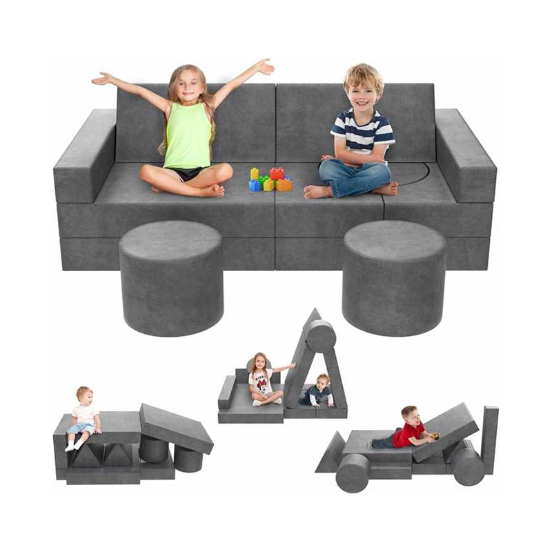 13pcs Foam Modular Kids Sofa and DIY Playing Blocks