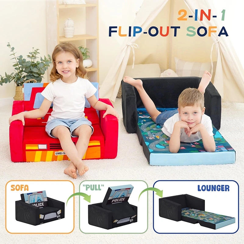 High-Density Sponge Flip-out Children Sofa Bed