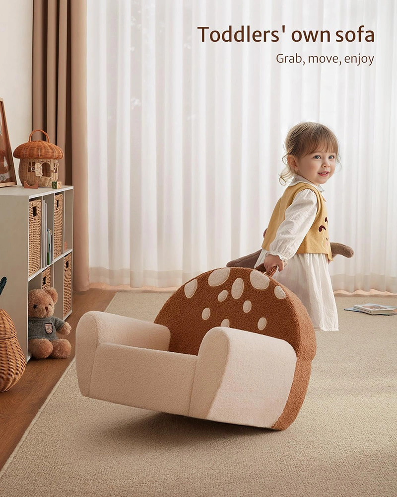 Mushroom Shaped Kids Foam Sofa Chair