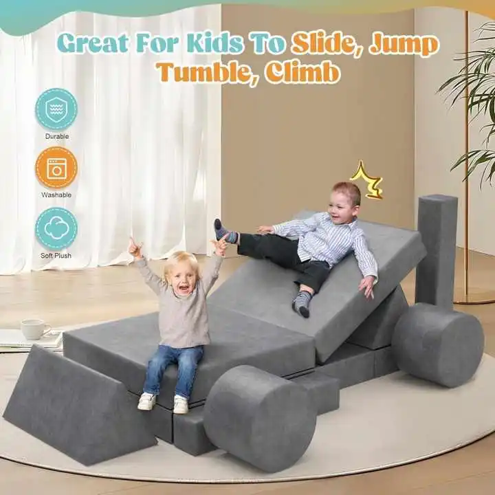 13pcs Foam Modular Kids Sofa and DIY Playing Blocks