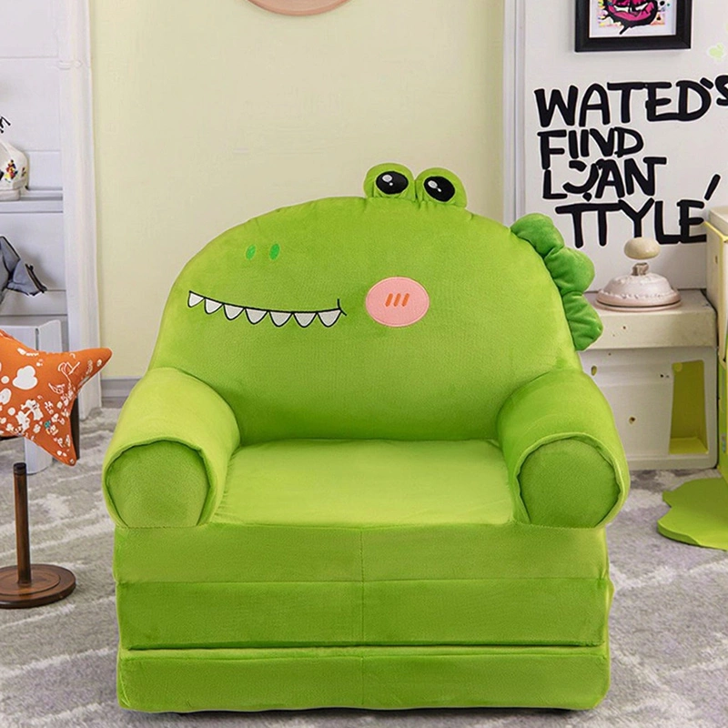 Cartoon Animal Style Foam Kids Sofa  - Compressed Couch