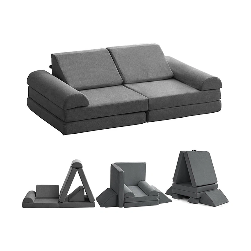 8pcs Kids Modular Play Couch and Fort Building Kit