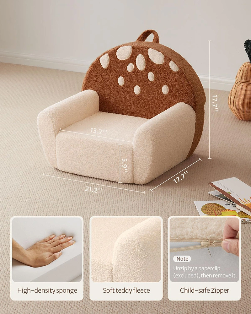 Mushroom Shaped Kids Foam Sofa Chair