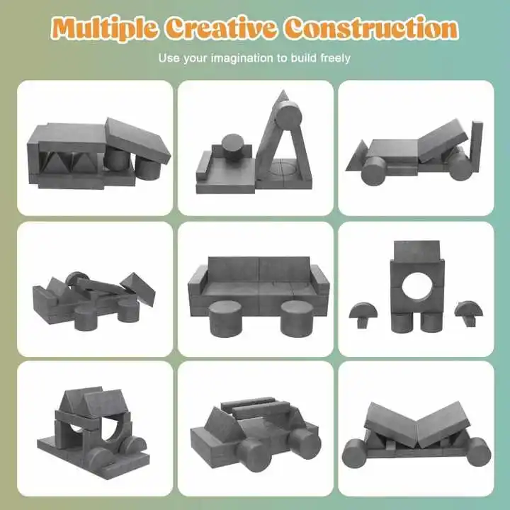 13pcs Foam Modular Kids Sofa and DIY Playing Blocks