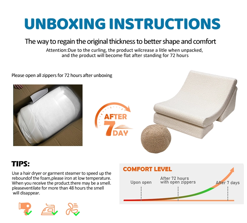 Three-piece Moon Style Kids Foam Chair