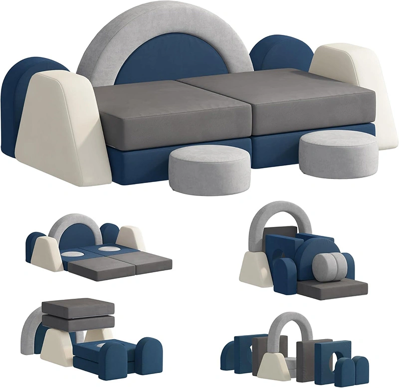 12 PCS Modular Kids Foam Play Block Couch