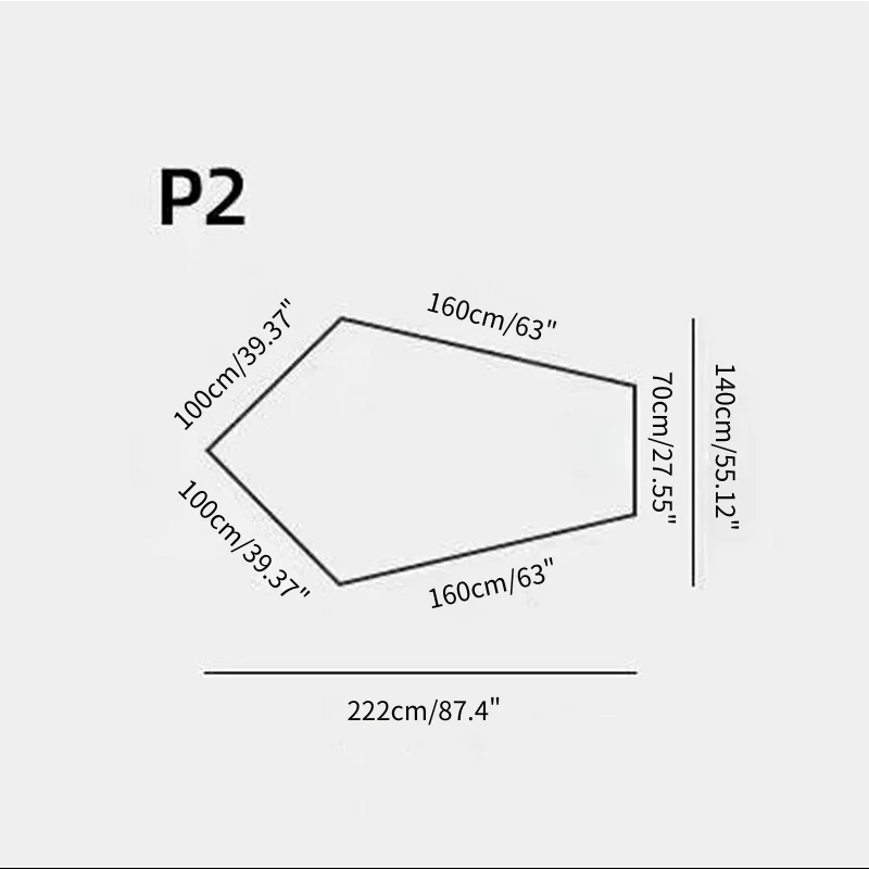 Geometric Rock-inspired Full Foam Sectional Compressed Sofa