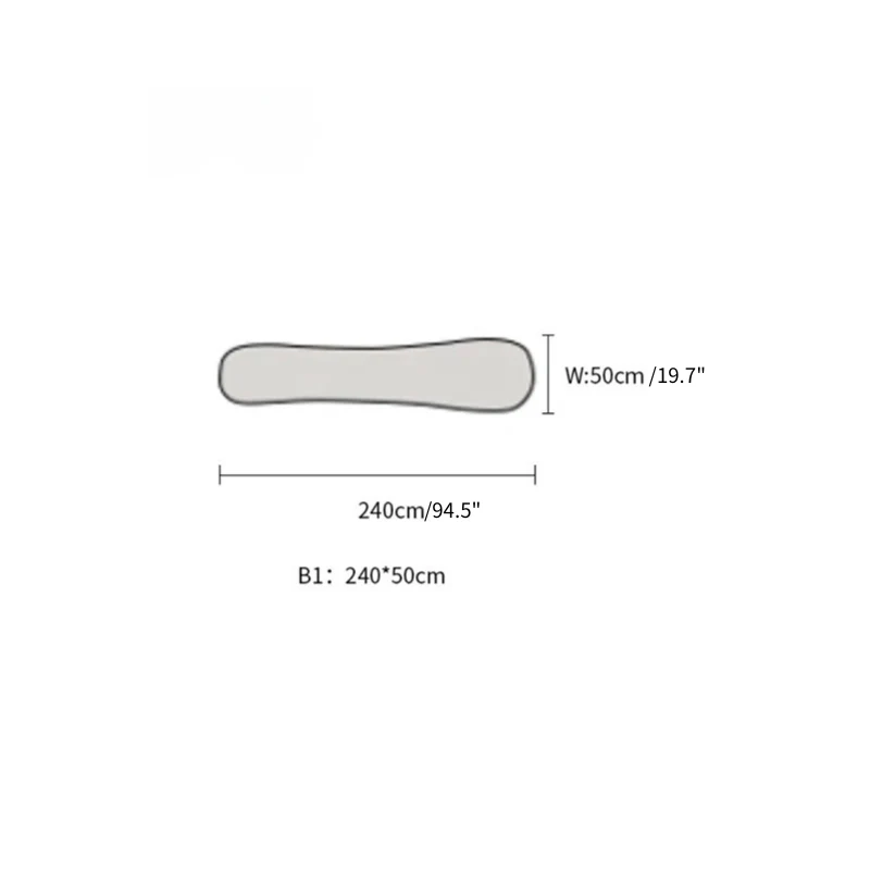 Geometric Rock-inspired Full Foam Sectional Compressed Sofa