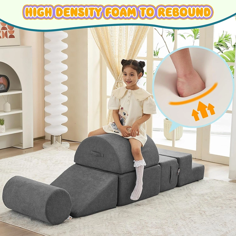 6Pcs Foam Climbing Blocks - Toddler Soft Play Equipment