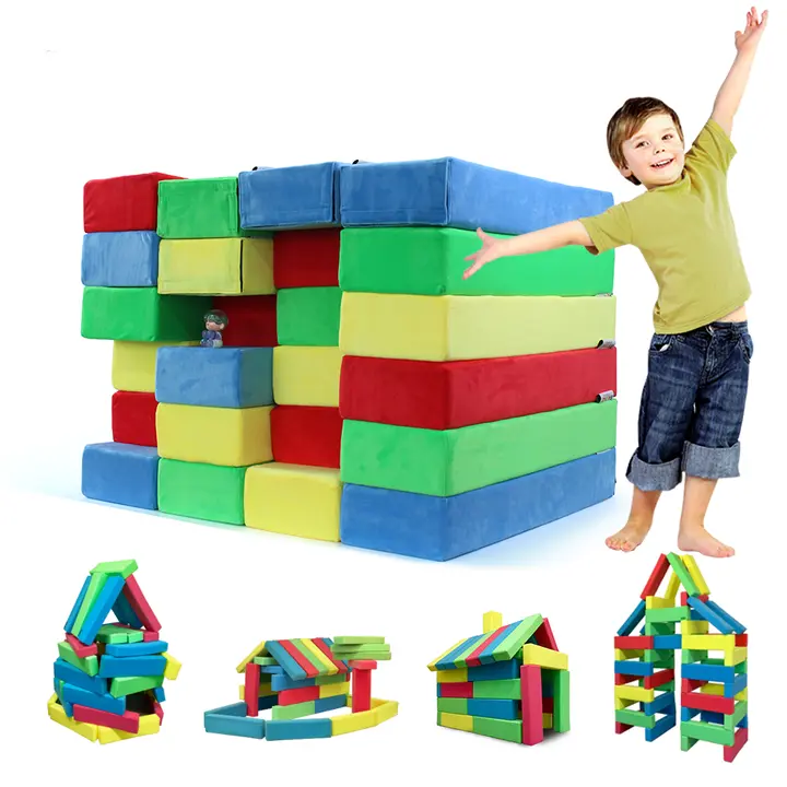 24 Modules Color Foam Cuboid Building Blocks