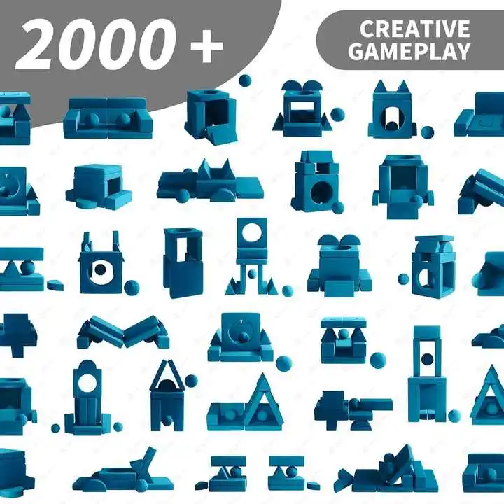 12PCS Toddler Modular Compressiable Couch for Playroom