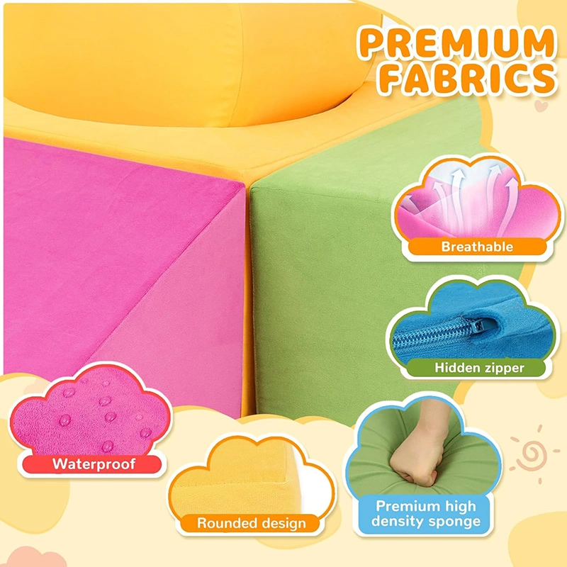 7pcs Colourful Toddler Foam Climber Blocks