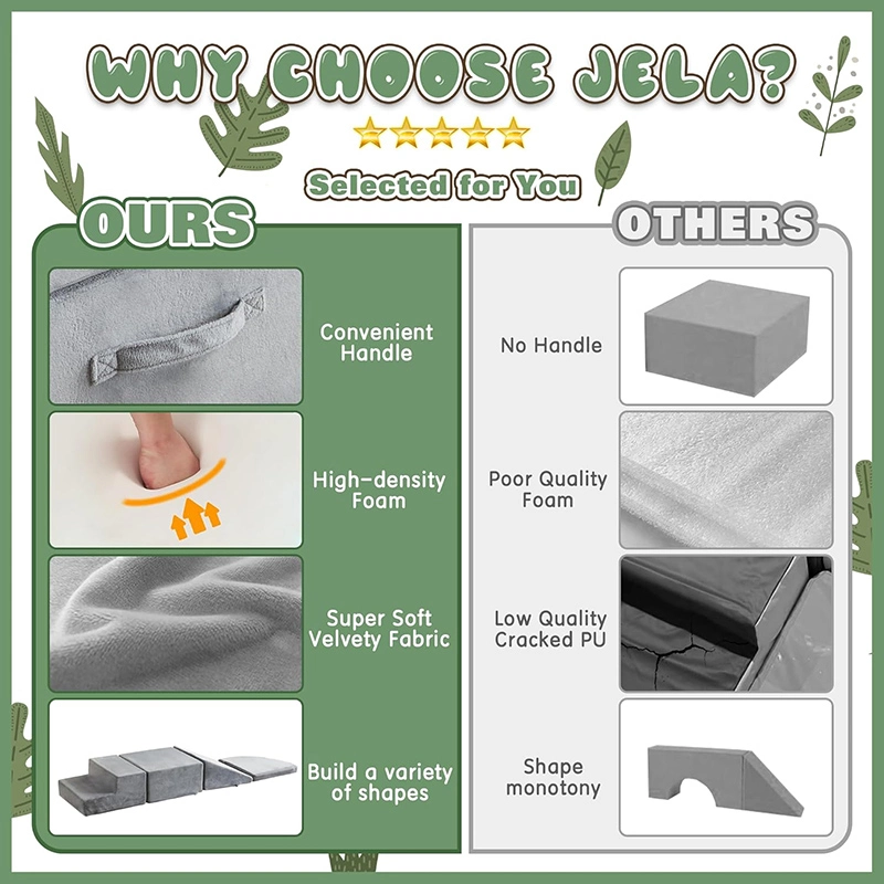 4pcs Soft Foam Play Climbing Blocks