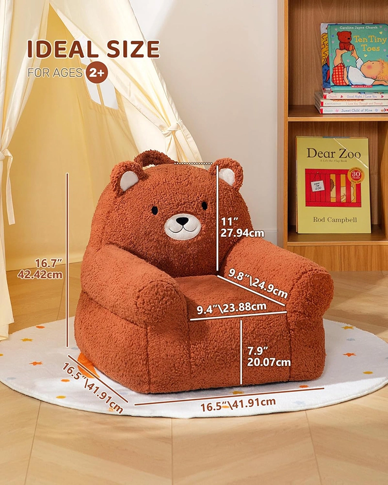 Bear Style Foam Filled Toddler Sofa Chair